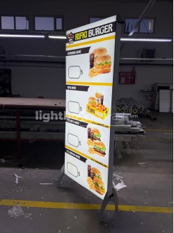 Ayaklı Menuboard Lightbox